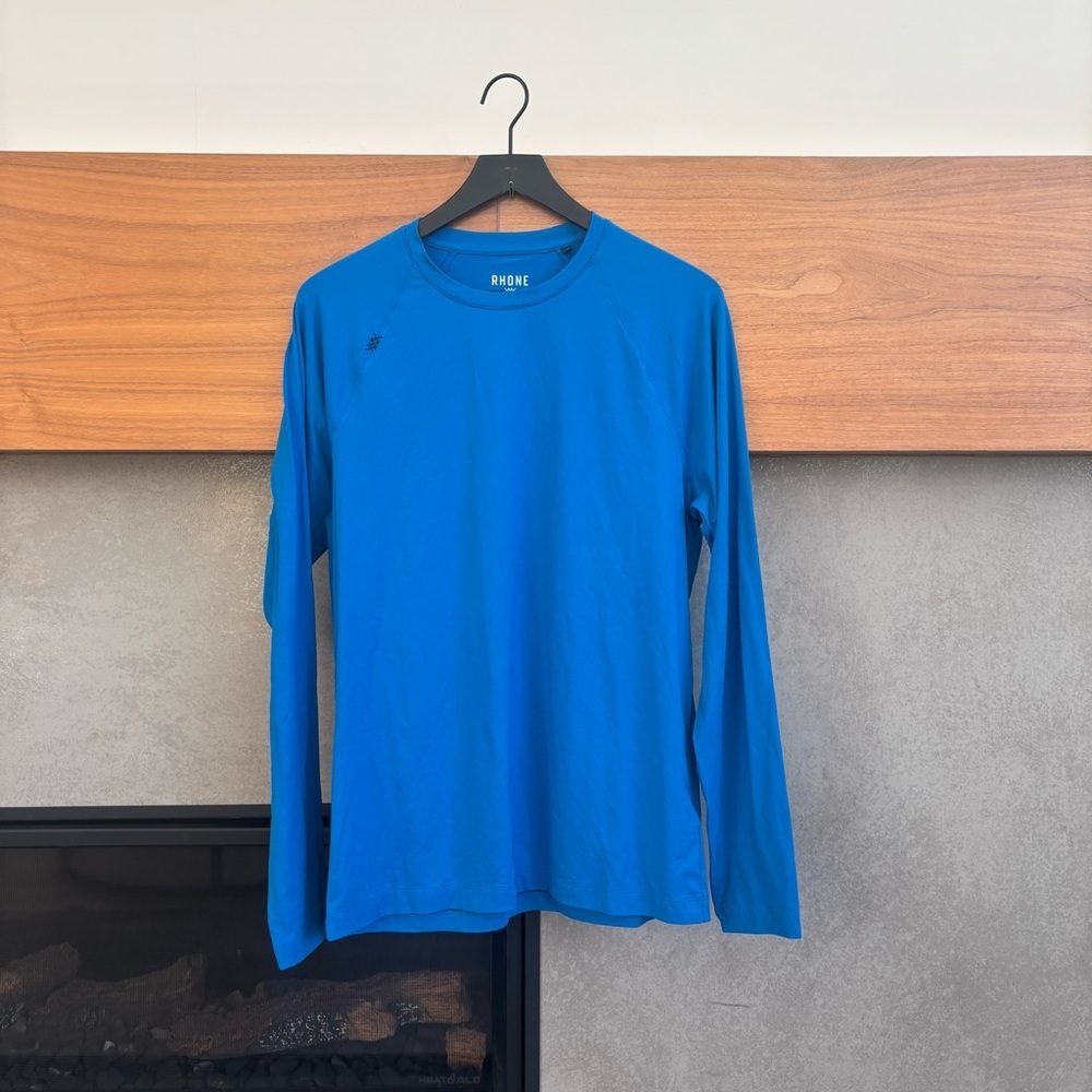 Rhone Men’s Long Sleeve Top Tee, Size M